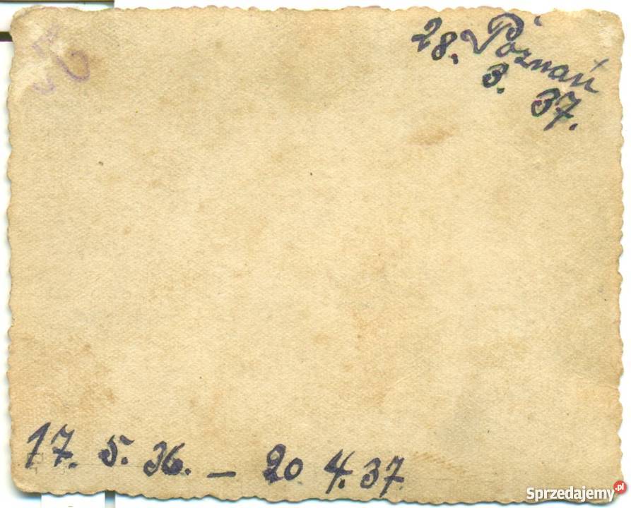 Stare zdjęcia rodzina 17051936 20041937 Poznań Ostrów Wielkopolski