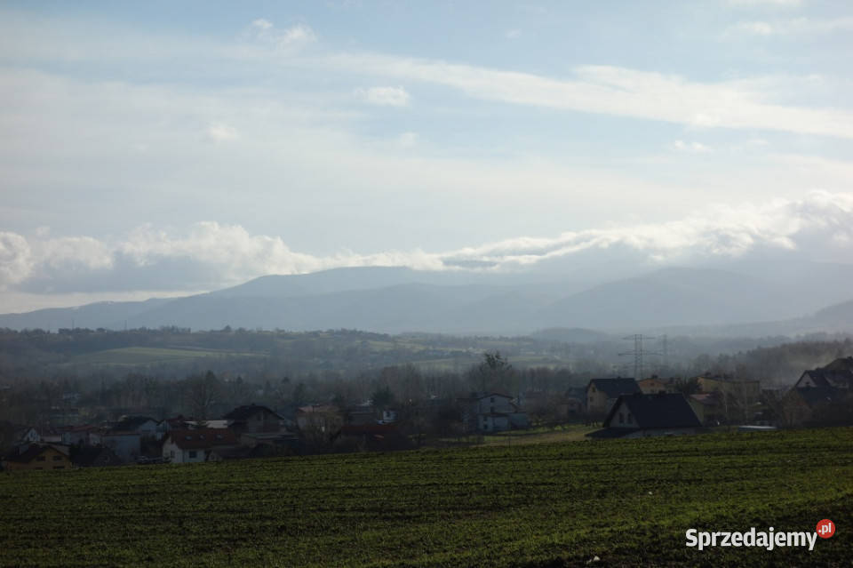 Skoczów Pierściec 121 ha przepiękna panorama gór