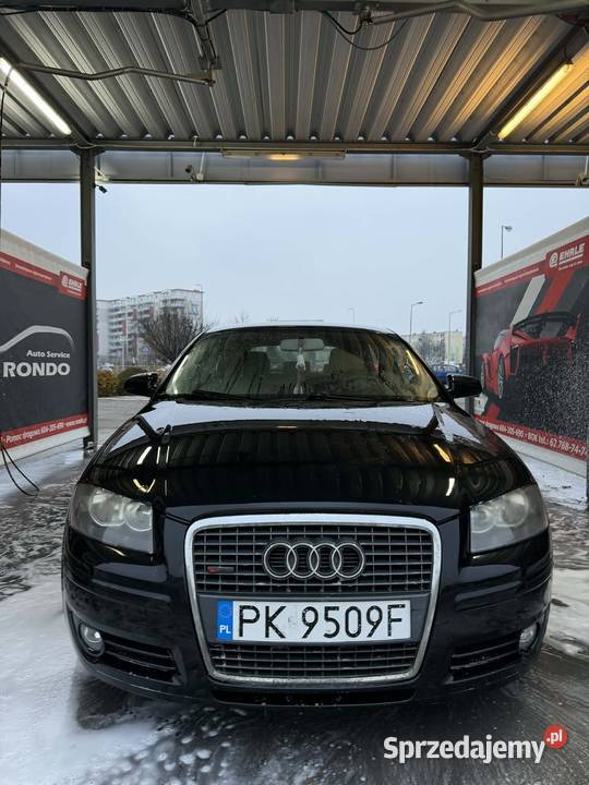 Audi A3 8P 2005 20 TDI 140 manual czarny A3 sprzedam