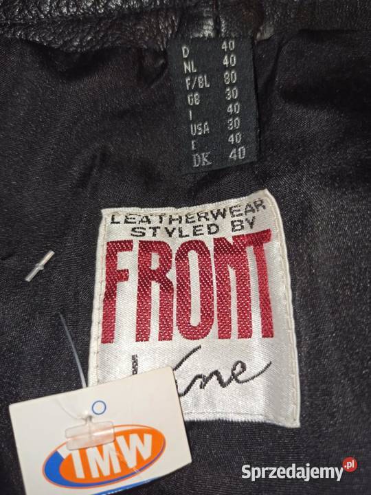 Damskie spodnie skórzane wielkopolskie