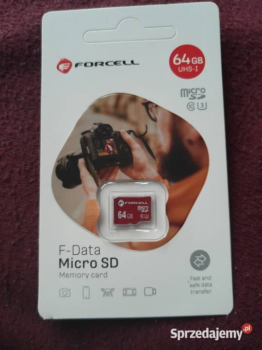 Karta pamięci Forcell microSD 64GB U3 class 10 Karty pamięci Wieliczka