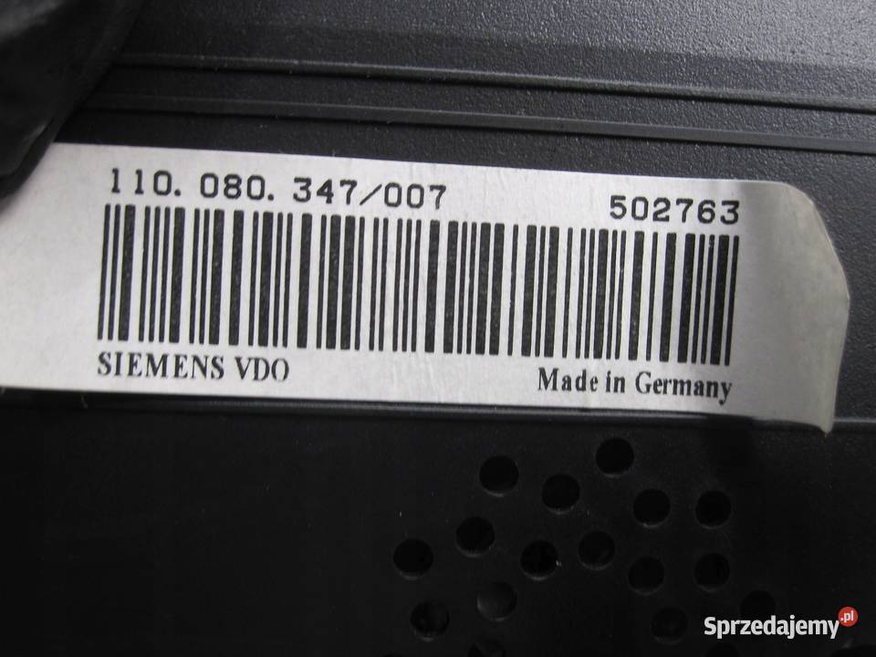 VW GOLF V 07r licznik zegary 1K0920973A ANGLIK osobowe