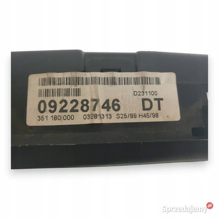 LICZNIK ZEGARY 09228746 DT Opel Astra II G 14 16 lubelskie Chełm sprzedam