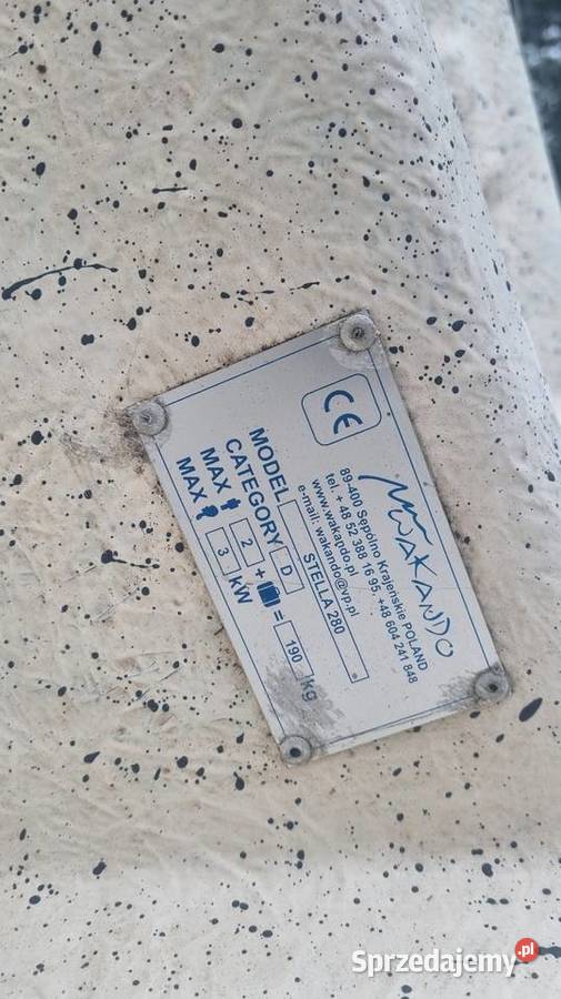 Łódka plastikowa plus wózek slipowy Sępólno Krajeńskie