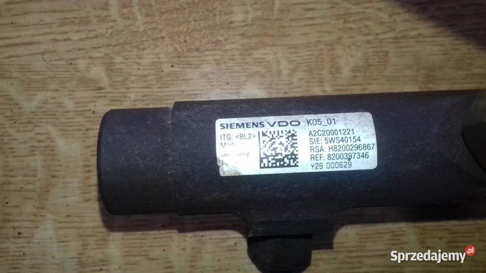 Listwa wtrysk 15dci siemens scenik2 megane2 3 śląskie Jaworzno