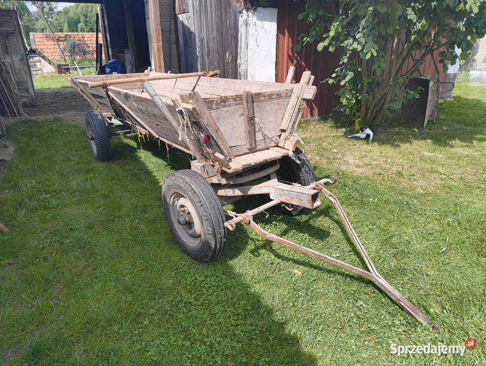 Wóz konny przyczepa rolnicza Górno