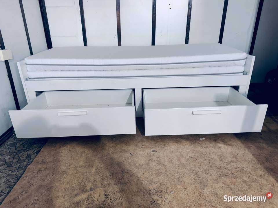 IKEA BRIMNES Leżanka Łóżko z 2 szufladami 2 Rybnik