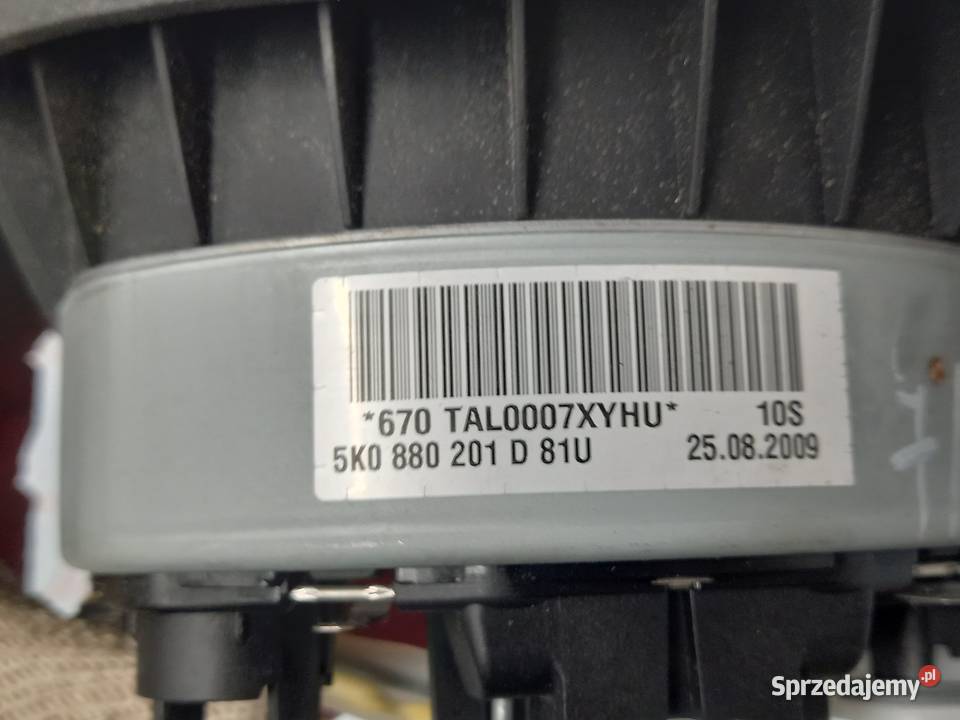 VW GOLF VI 10r AIRBAG poduszka kierowcy osobowe Kielce