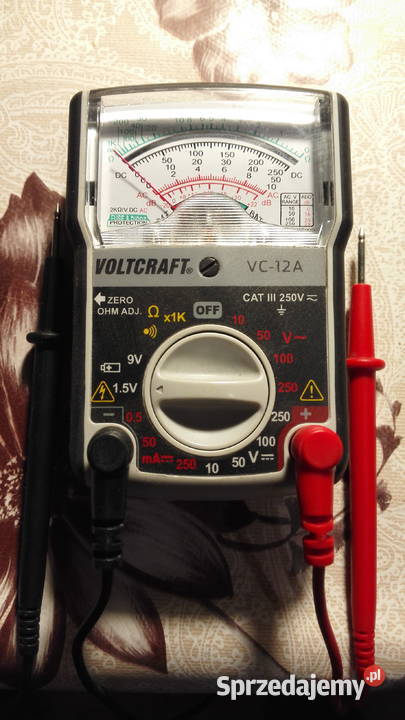 Voltcraft VC12A miernik analogowy multimetr