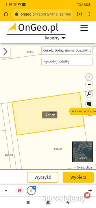 Działki budowlane osiedle lesie Ceradz Dolny