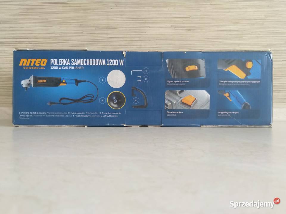 NAJTANIEJ Polerka Samochodowa 1200W 150mm Zabrze