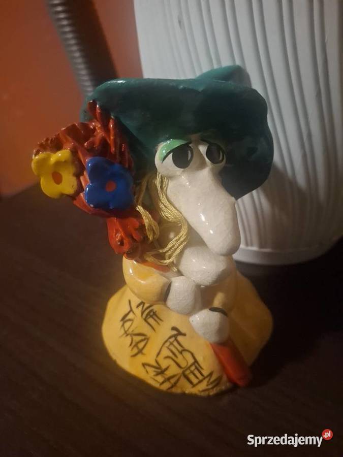 Baba jaga figurka z porcelany mazowieckie Grodzisk Mazowiecki