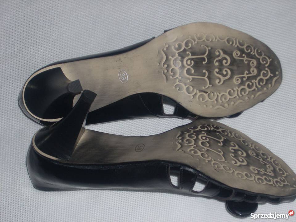 NOWE czółenka Skórzane SKÓRA Ażur 39 Eleganckie Czółenka Nowy Sącz sprzedam