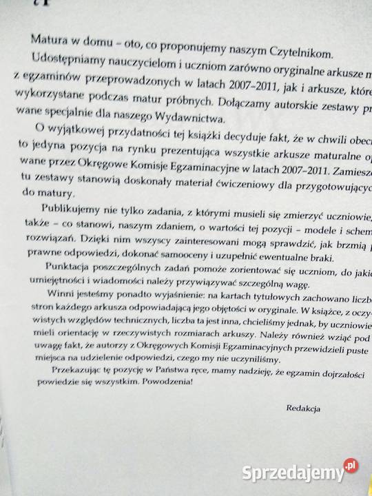 Chemia matura antykwariat szkolny omega Warszawa sprzedam
