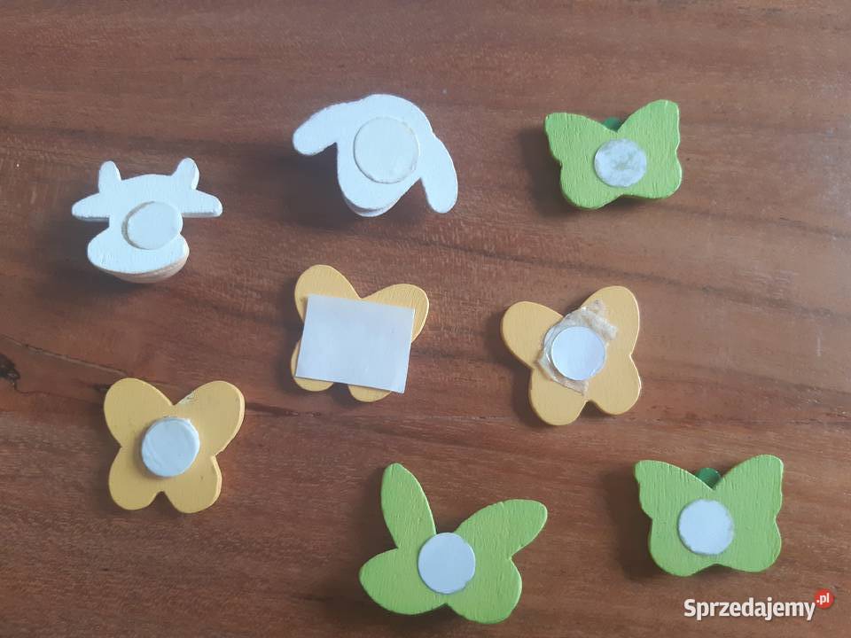 Drewniane ozdoby motyl pszczółka owca krowa Dom i Ogród Warszawa