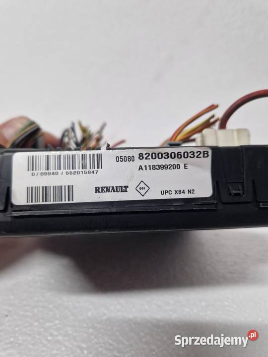 Moduł UPC sterownik komputerowy upc X84 renault osobowe