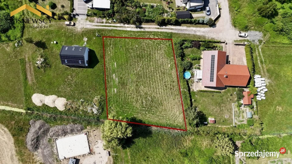 Działka 1580 m z mediami Cisy k Malborka sprzedam