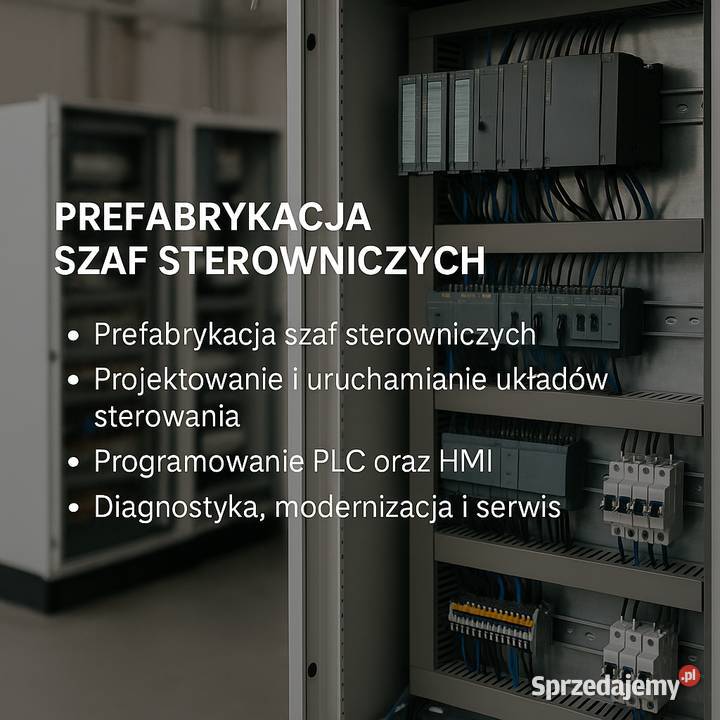 Prefabrykacja szaf sterowniczych Automatyka Poznań