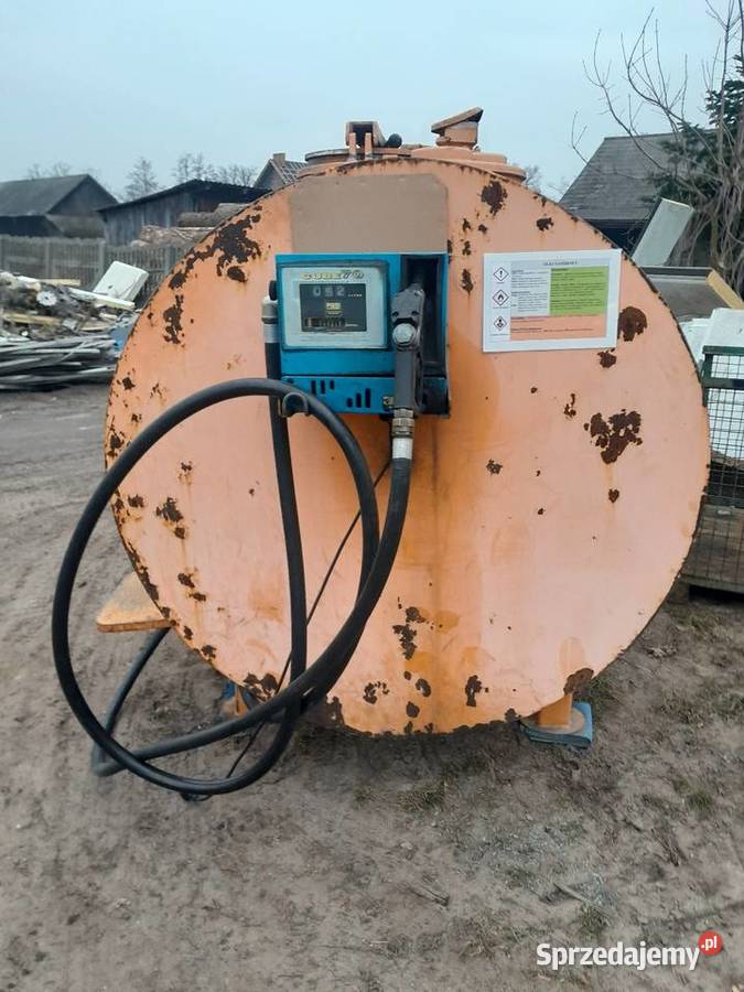 Zbiornik na paliwo 5000l dystrybutor wielkopolskie Czajków sprzedam