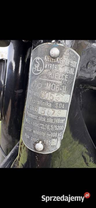 SHL M06U 1958 458855km Bierzyn