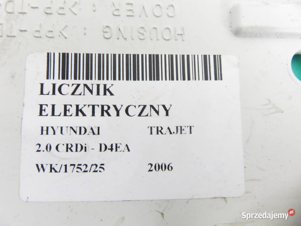 LICZNIK HYUNDAI TRAJET 20 CRDi 113 940133A5000 małopolskie sprzedam