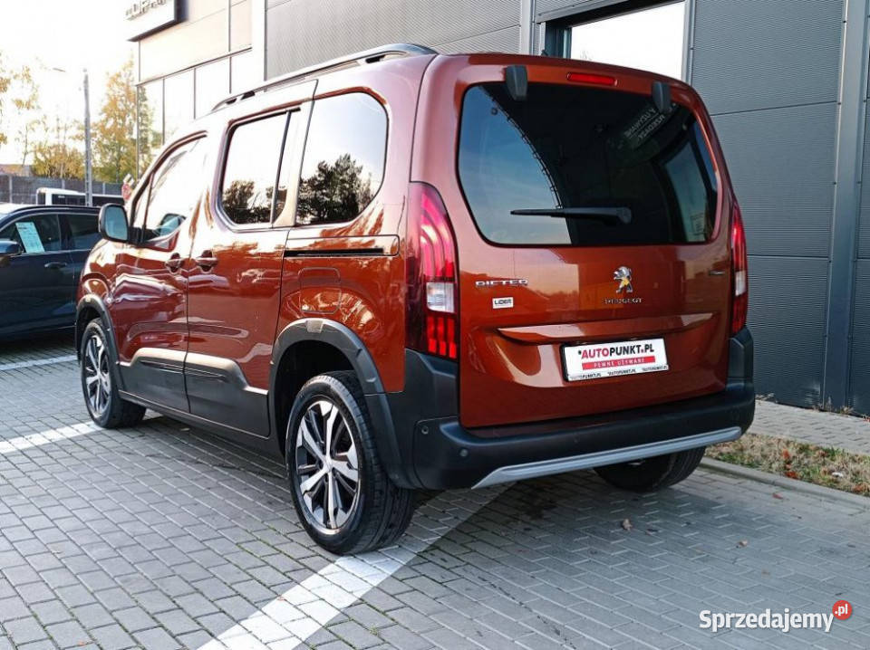 Peugeot Rifter 2020r SalonPL BLIS ACC Kam360 Kraków