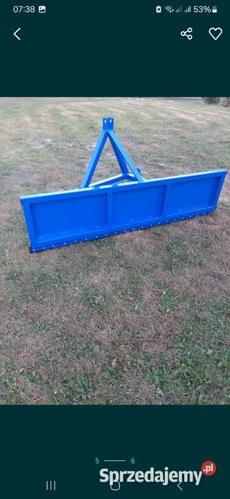 Spych pług do śniegu na tył ciągnika odśnieżarka podkarpackie sprzedam