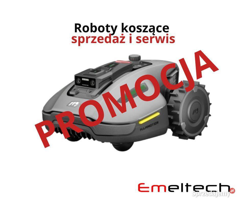 YUKA mini 800 Robot koszący 3 lata gwarancji Kosiarki i podkaszarki Gąbin