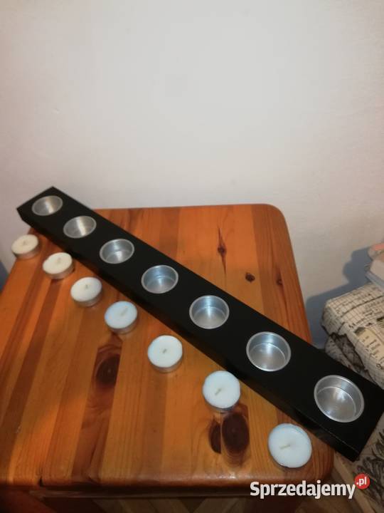 Świecznik stojak na 7 podgrzewaczynowe świece Warszawa sprzedam
