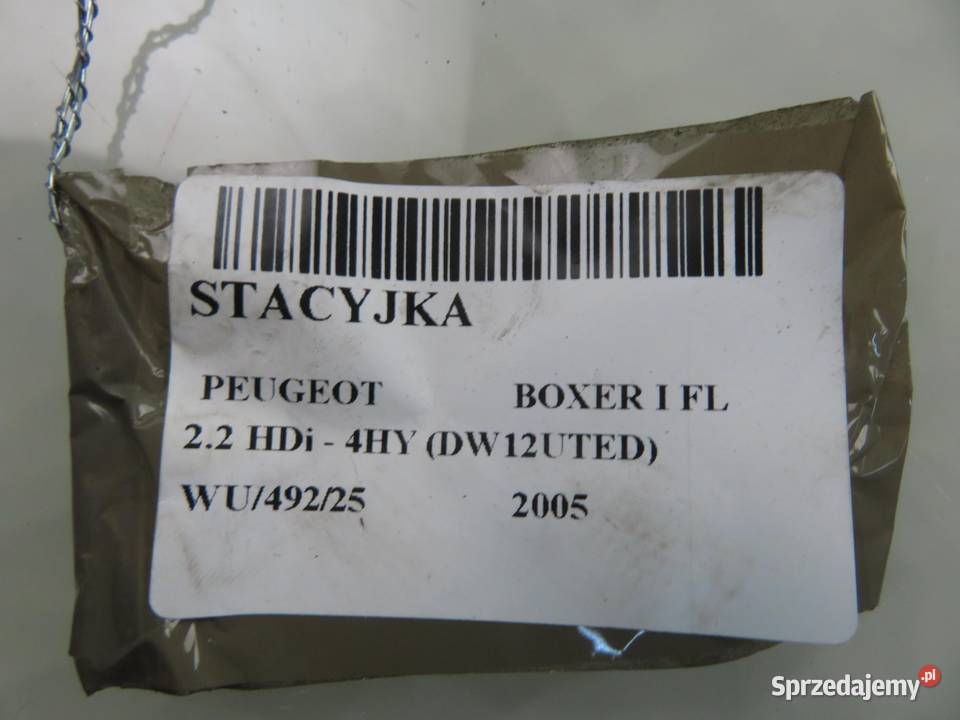 STACYJKA PEUGEOT BOXER I LIFT