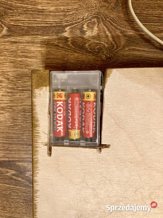 Drewniany obraz z podświetleniem led góry Lublin