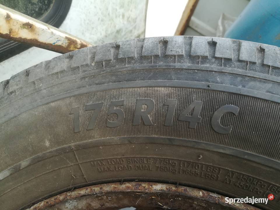 Opony 175 r 14c przyczepa poloneza truck wóz