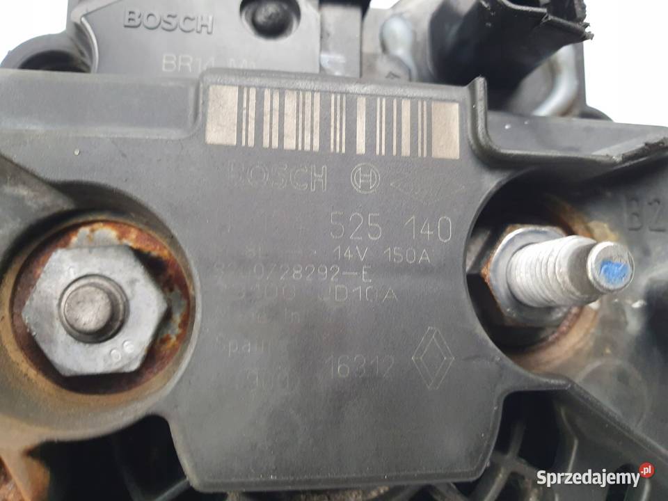 ALTERNATOR Nissan Note 15 DCI 0124525140 lubelskie Chełm