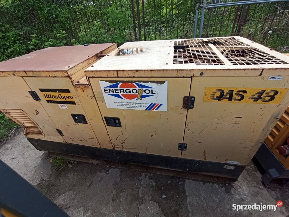 Syndyk sprzeda generator Atlas Copco QAS80 zachodniopomorskie