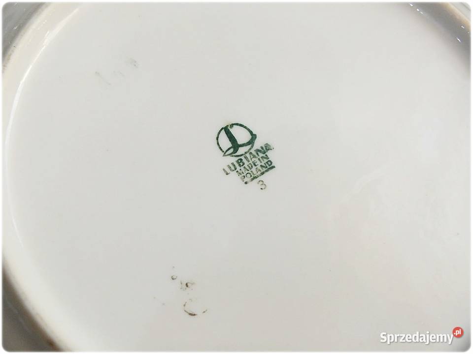 Talerz Talerze LUBIANA 235 Duże Głębokie 4 lubuskie Żary