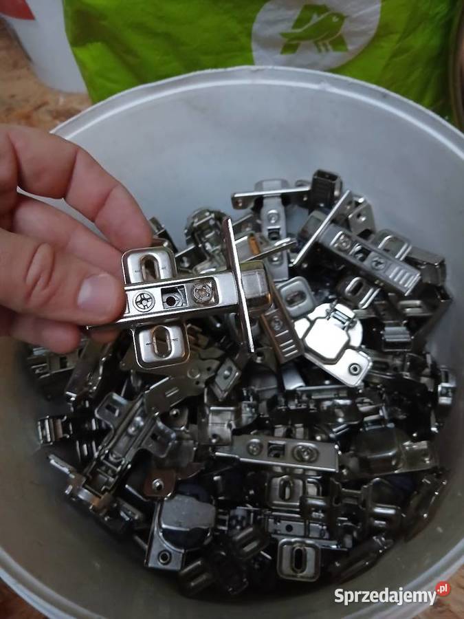 Zawiasy do mebli kompletne regulowane ok 50 70 Radzymin