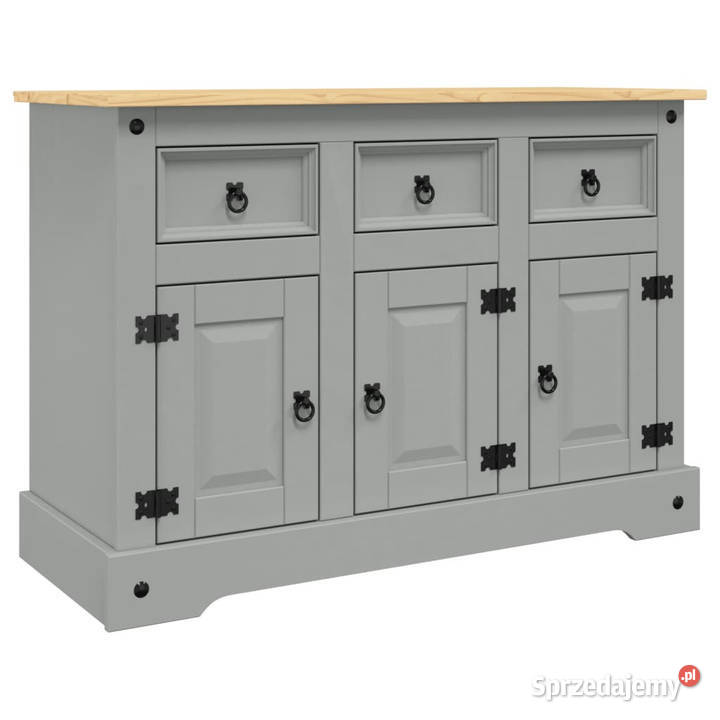 Szafka Corona szara 112x43x78 drewno sosny Warszawa