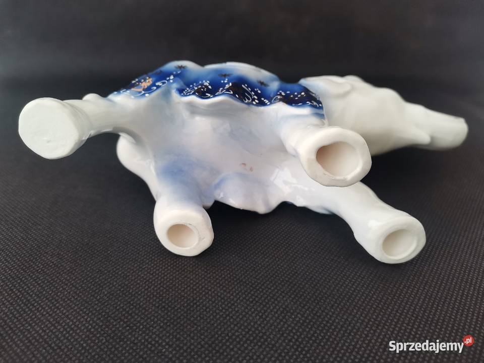 Stara porcelanowa figurka Słoń Indyjski śląskie