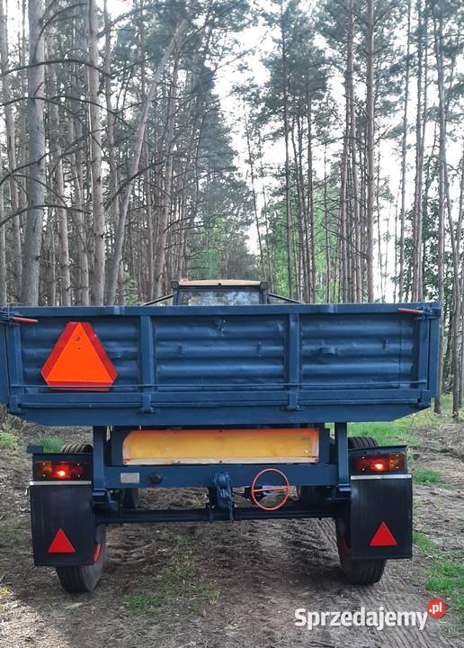 Przyczepa rolnicza Autosan b46 sztywna 45 tony łódzkie Złoczew