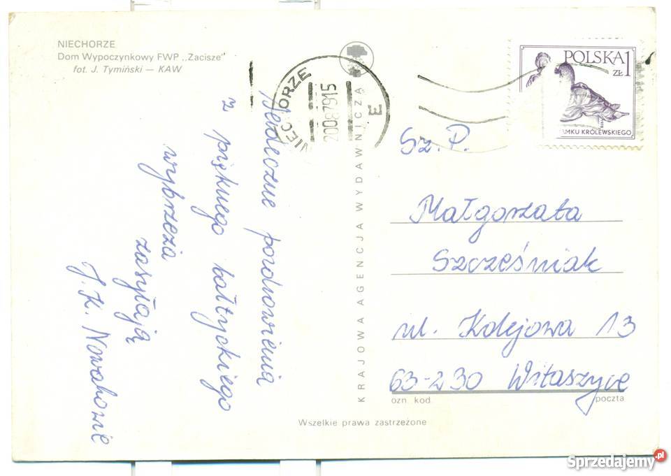 Stare zdjęcie pocztówka fotografia widokówka Antykwariat Ostrów Wielkopolski sprzedam