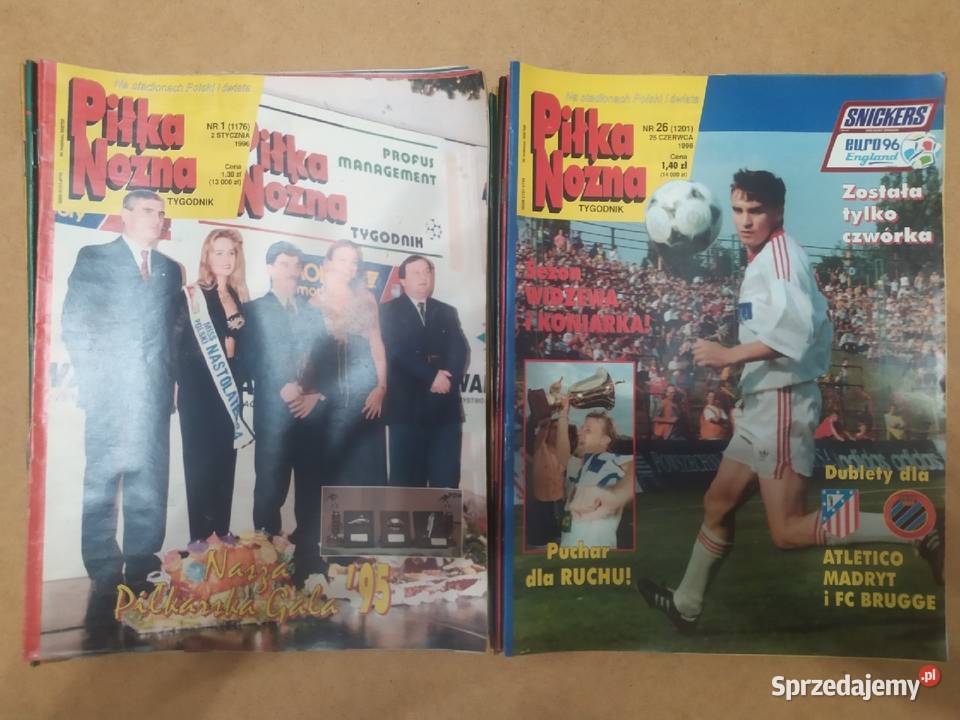 Tygodnik Piłka Nożna rocznik 1996 kompletny