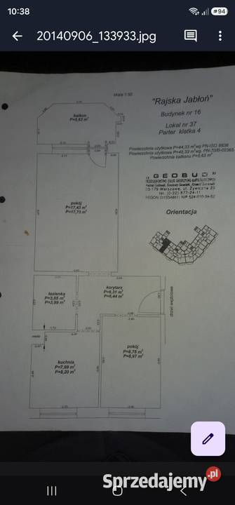 Sprzedam mieszkanie oddzielna kuchnia Legionowo sprzedam