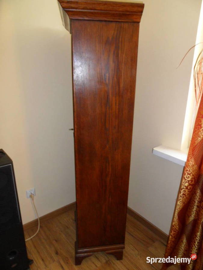 Dębowa witrynka Biblioteczka Lubartów