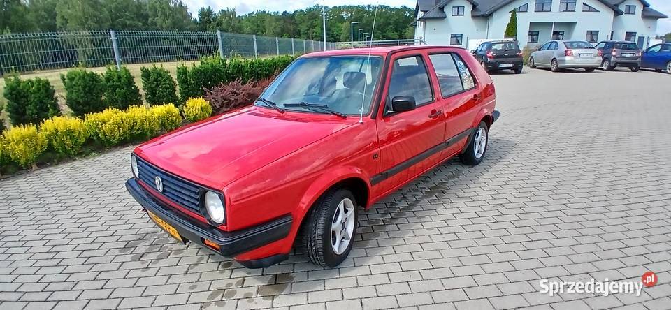 Volkswagen Golf 1991 zabytkowy żółte tablice nieuszkodzony Samochody osobowe