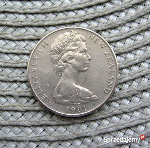 Nowa Zelandia 20 Centów 1981r Kalisz