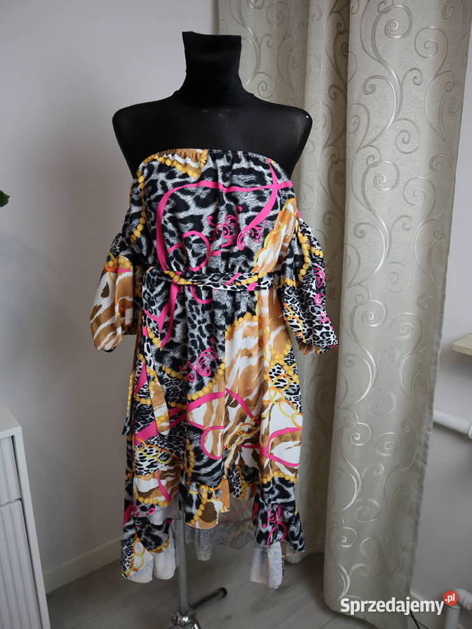 Sukienka hiszpanka w panterkę Zgierz