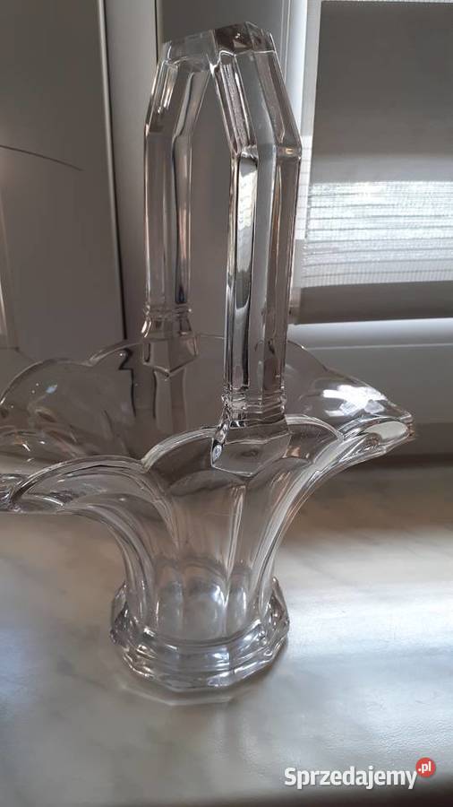 Szklany koszyczek Antyki, Sztuka, Kolekcje sprzedam