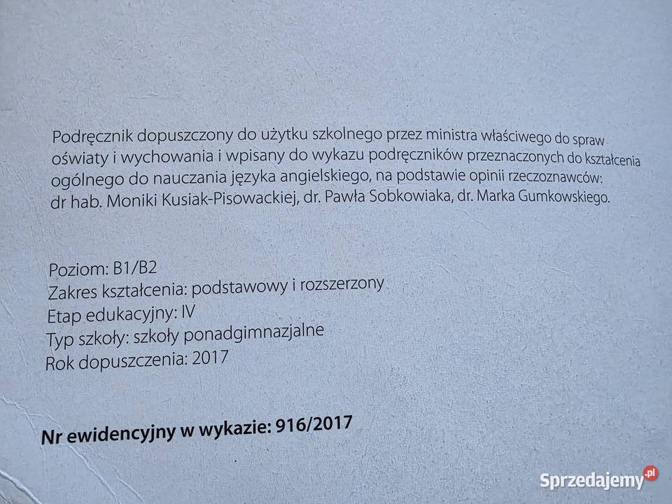 ANGIELSKI repetytorium szkół średnich poziom Kraków