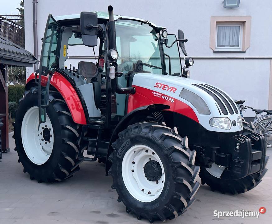 Ciągnik Steyr 4075 Kompakt1wł3000Mth2018rSalon Klimatyzacja Łowicz