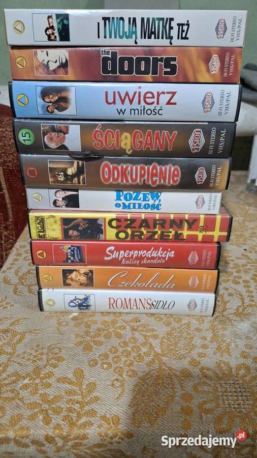 Kasety vhs 25 Tytułów Grodzisk Mazowiecki